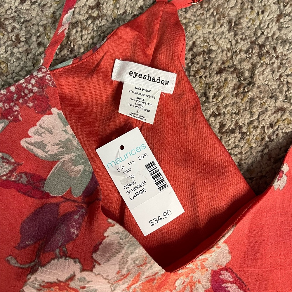 EyeShadow at Maurices New floral dress Large - Picture 4 of 5